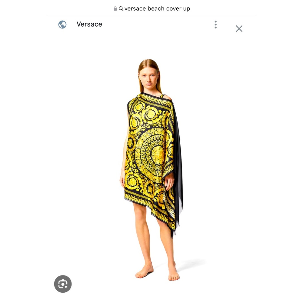 Versace beach cover-up excellent condition